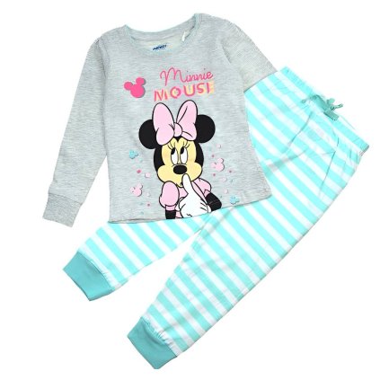 Minnie Mouse pyžamo šedo-tyrkysové