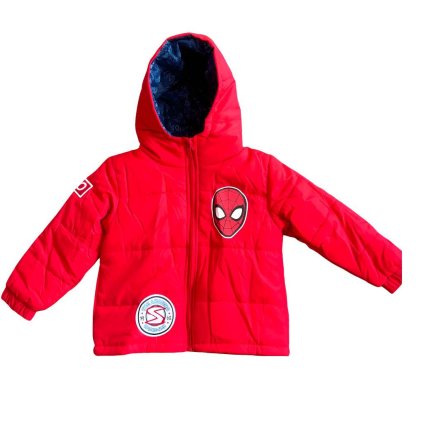 Spider-Man zimní bunda červená