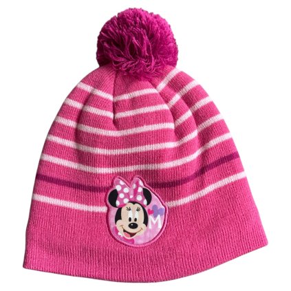 Minnie Mouse zimní zateplená čepice