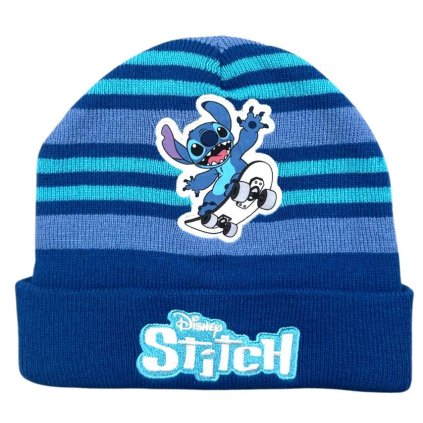 Stitch zimní čepice modrá
