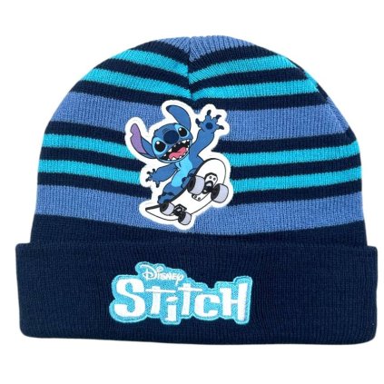 Stitch zimní čepice tmavě modrá
