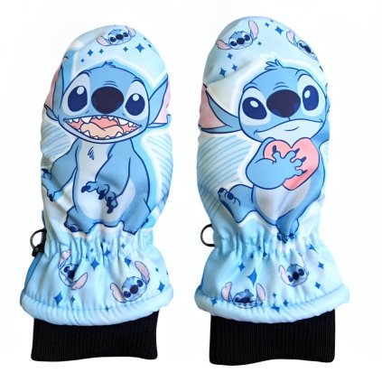 Stitch zateplené palcové rukavice tmavě modré