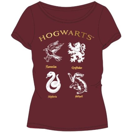 Harry Potter tričko červené erby