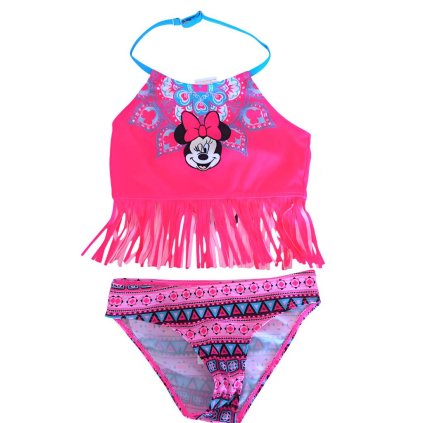 Minnie Mouse plavky růžové
