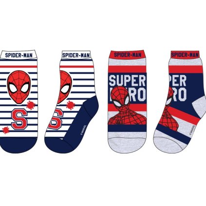 Spider-Man ponožky 2 pack super hero