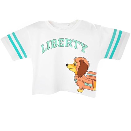 Tlapková patrola triko bílé Liberty