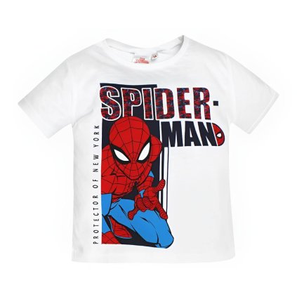 Spider-Man tričko bílé protector of new york