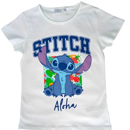 Stitch tričko bílé YE10326