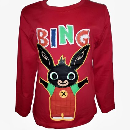 Bing tričko červené