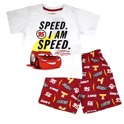 Cars pyžamo bílo-červené DIS C 52 04 9251