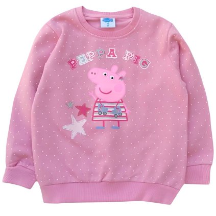 Peppa Pig mikina růžová PP 52 18 881