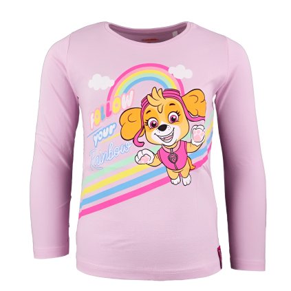 Tlapková patrola tričko dlouhý rukáv světlé růžová PAW 52 02 2043 KOM