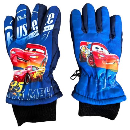 Cars zimní rukavice tmavě modré CR-A-GLOVES-157