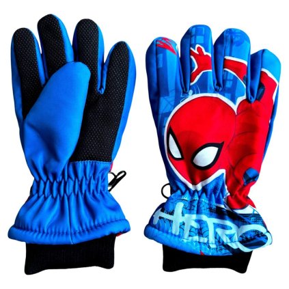 Spider-Man zimní rukavice modré SP-A-GLOVES-259