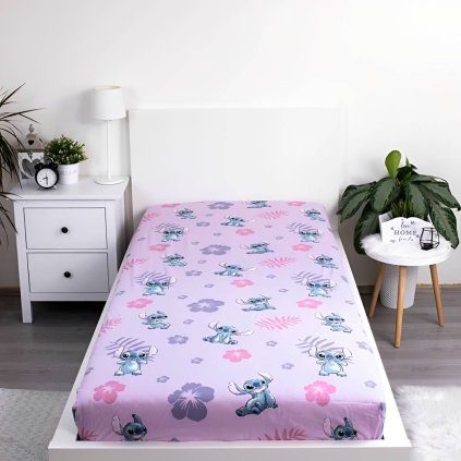 Stitch bavlněné prostěradlo 711-FT413