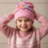 Tlapková patrola zimní čepice růžová Skye a Everest FML369592B