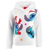 Stitch bílá vánoční mikina HY10410.WHITE
