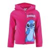 Stitch tmavě růžová mikina na zip HY10156.FUSHIA