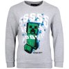 Minecraft mikina šedá Creeper GC-MNCT-180