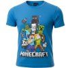 Minecraft triko krátký rukáv modré 802609