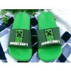 Minecraft pantofle zelené