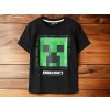 Minecraft tričko černé creeper