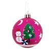 Peppa Pig vánoční ozdoby růžové 6 kusů