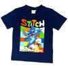 Stitch tričko tmavě modré skateboarding