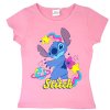 Stitch tričko růžové duha