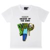 Minecraft bílé tričko creeper