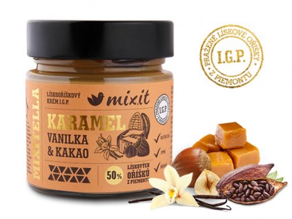 mixitella premium karamel vanilka kakao produktovka cz