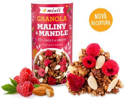 Granola Maliny a mandle