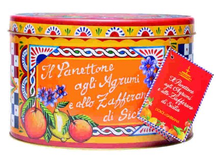Fiasconaro Dolce&Gabbana Panettone s citrusy a sicilským šafránem 100 gr.