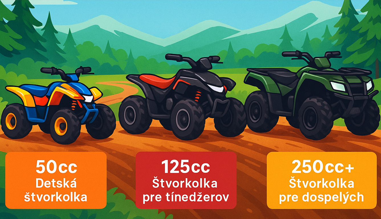 Nákupný sprievodca quadmi: Ktorý objem motora je pre teba ten pravý?