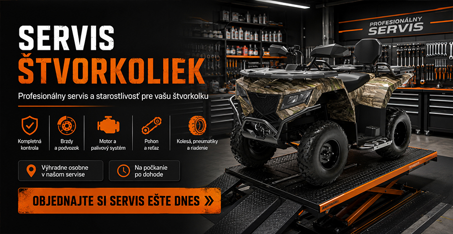 Údržba a servis štvorkoliek