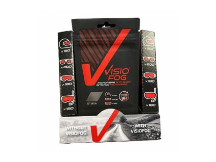 VISIOFOG Hadřík z mikrovlákna proti mlžení hledí a brýlí - 20ks - obchodní balení