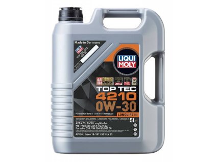 LIQUI MOLY Top Tec 4210 0W-30, syntetický motorový olej 5 l