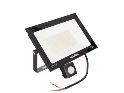 100W LED reflektor s pohybovým senzorom – neutrálna biela farba 4500K - Keltin K02017