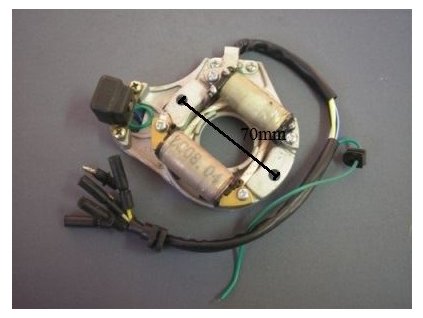 Stator zapalovania na 110ccm k bloku s automatickou prevodovkou (65-414)