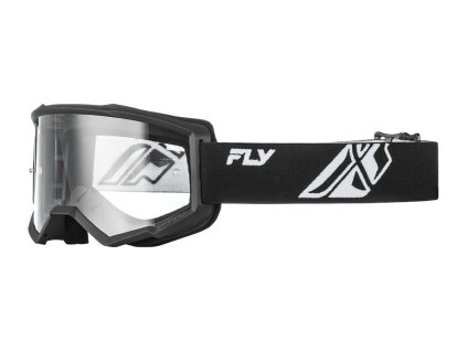 Okuliare Focus, FLY RACING - USA detské (cierna/biela)