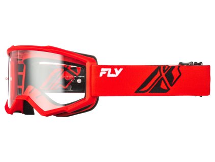 Okuliare Focus, FLY RACING - USA detské (červená/cierna)