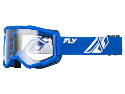Okuliare Focus, FLY RACING - USA detské (modrá/biela)