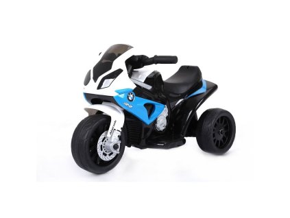 Beneo Elektrická trojkolka BMW S 1000 RR, Licencované, 6 V, kožené sedadlo, 1 motor, modré