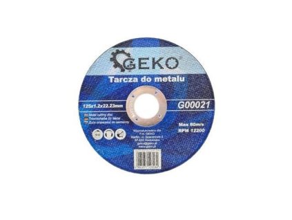 Kotúč na železo 125x1.2mm - GEKO G00021