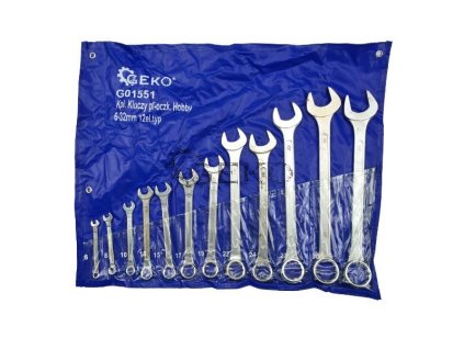 Súprava očkoplochých kľúčov 6-32mm 12ks - GEKO G01551