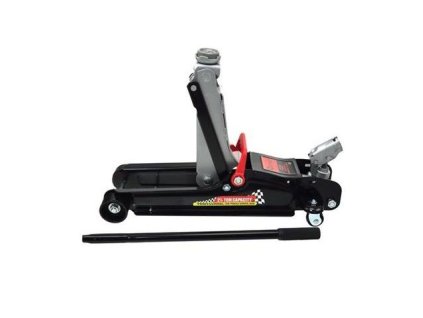 Nízkoprofilový hydraulický zdvihák 2,5T otočnou hlavou + kufor- GEKO  G02030