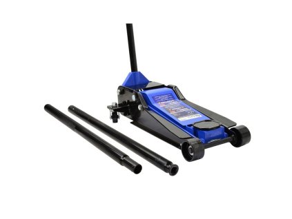 Pojazdný nízkoprofilový hydraulický zdvihák dvojitá pumpa 4T 95-550 mm - GEKO PREMIUM G02196