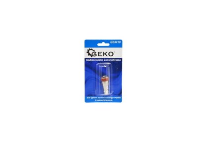 Rýchlospojka vzduchová 3/8", vonkajší závit s tesnením, samec - GEKO G03419