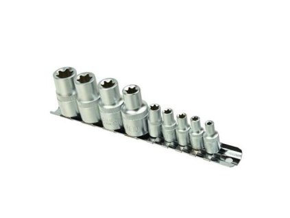 Sada násad Torx 1/4", 1/2" 9ks - GEKO  G10166