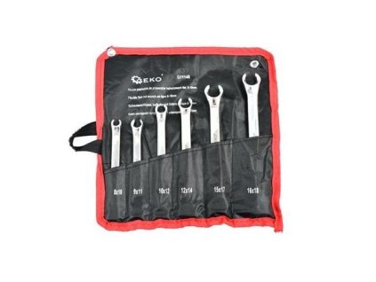 Sada kľúčov očkové 8-18mm 6ks - GEKO G11148